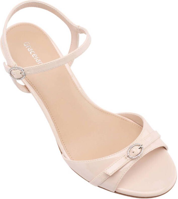 Graceland sandalettes beige
