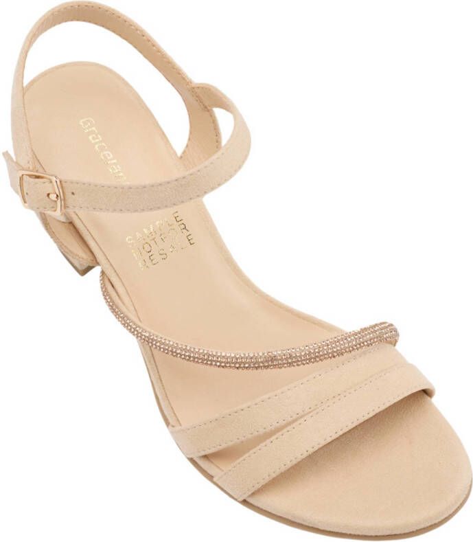 Graceland sandalettes beige