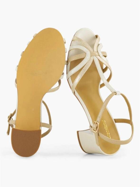 Graceland sandalettes gebroken wit