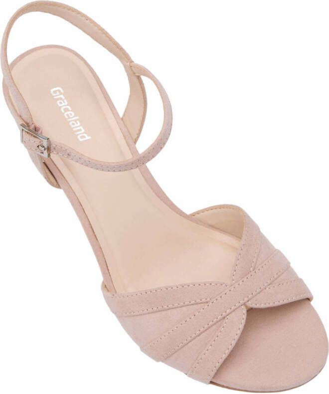 Graceland sandalettes roze