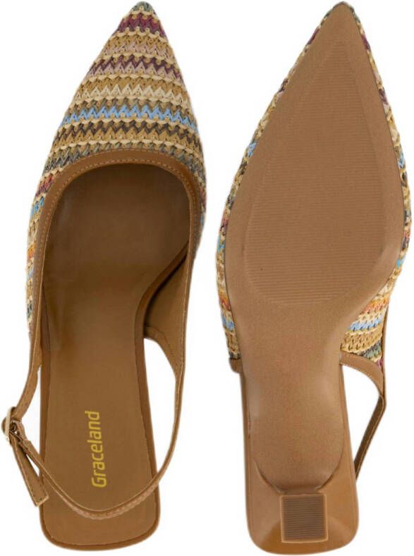 Graceland slingback pumps camel