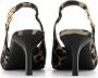 Graceland slingback pumps met panterprint bruin zwart - Thumbnail 3
