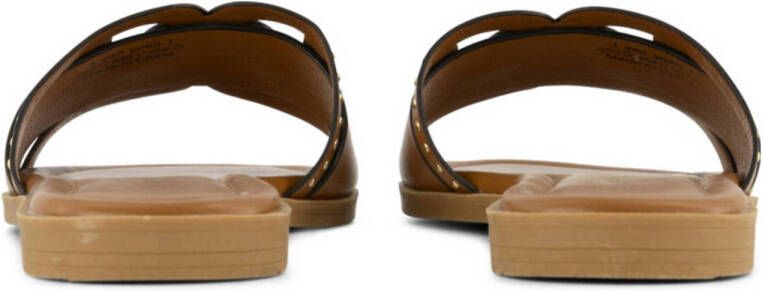 Graceland slippers cognac