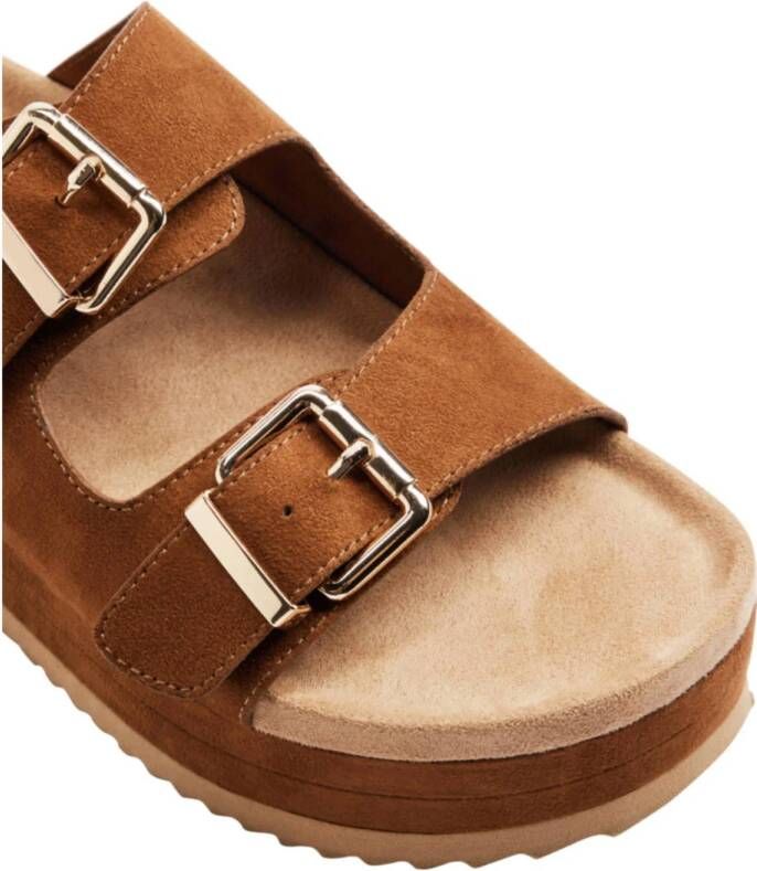 Graceland slippers cognac