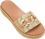 Graceland slippers goud - Thumbnail 3