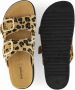Graceland slippers met panterprint beige zwart - Thumbnail 3