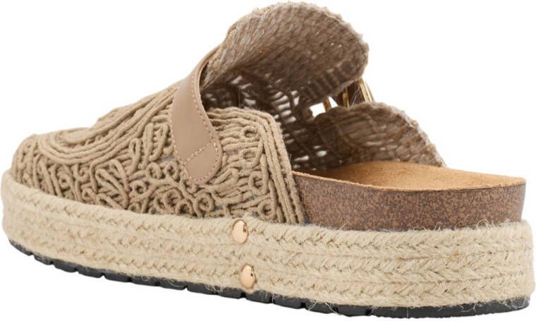 Graceland slippers taupe