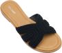 Graceland slippers zwart - Thumbnail 3