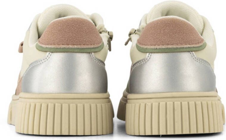 Graceland sneakers ecru groen roze
