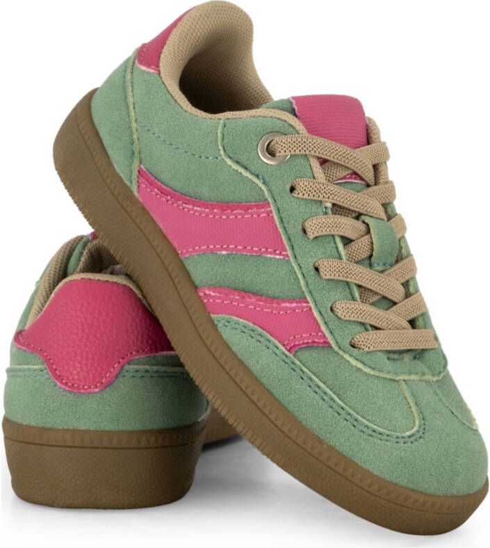 Graceland sneakers groen roze