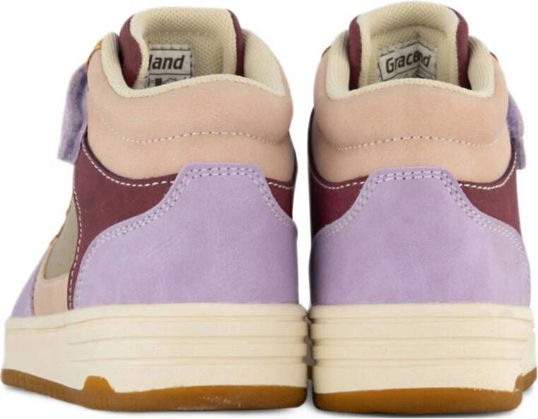 Graceland sneakers lila goud