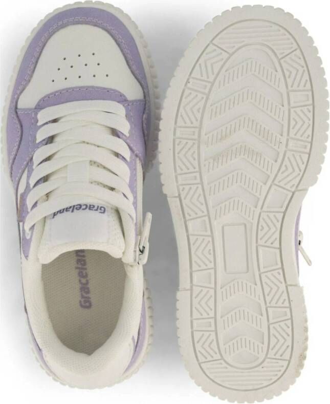 Graceland sneakers lila wit