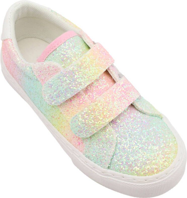Graceland sneakers roze geel groen