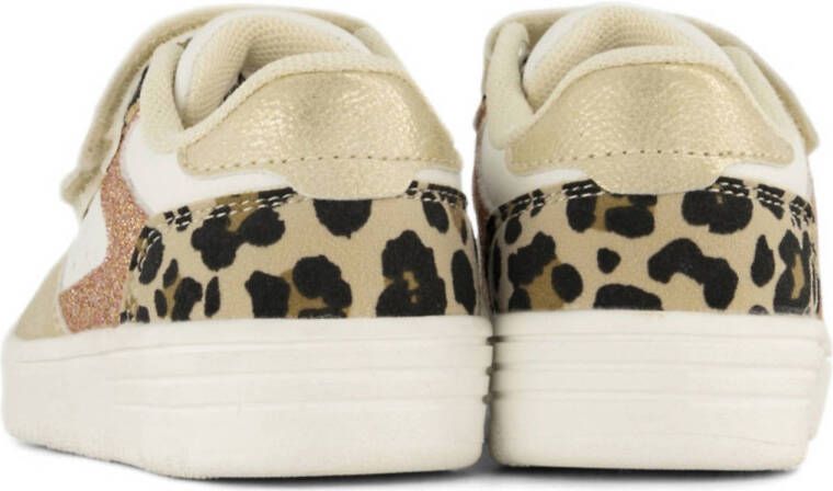 Graceland sneakers wit goud panter