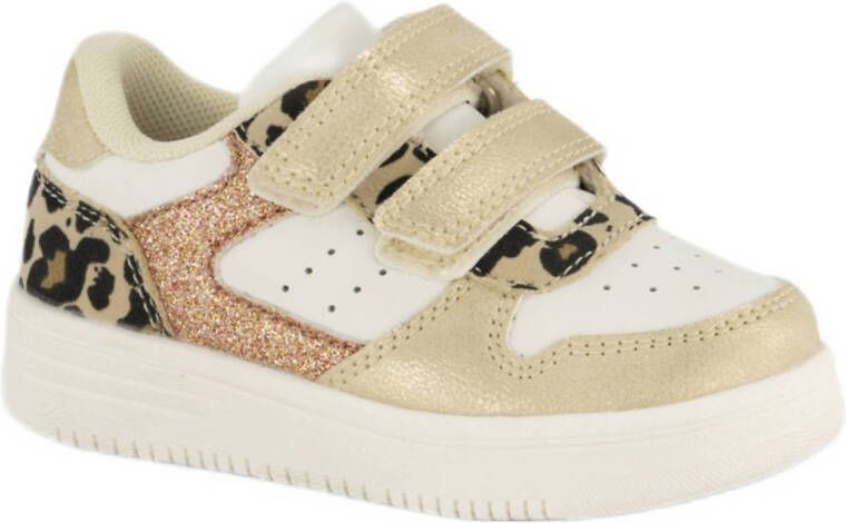 Graceland sneakers wit goud panter