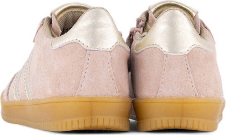Graceland suède sneakers lichtroze