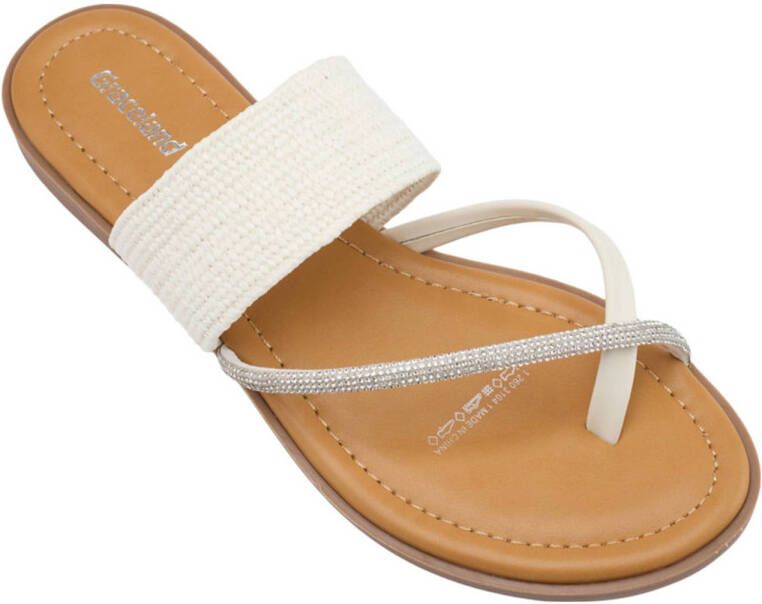 Graceland teenslippers wit