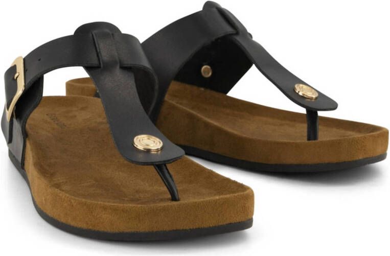 Graceland teenslippers zwart
