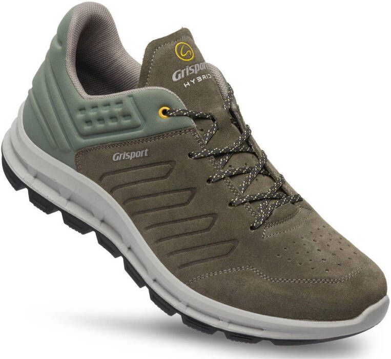 Grisport Nova Low wandelschoenen kaki groen