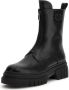 GUESS Annia leren enkelboots zwart wit - Thumbnail 5