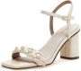 Guess Glamoureuze Elskens Hoge Hak Sandalen White Dames - Thumbnail 7