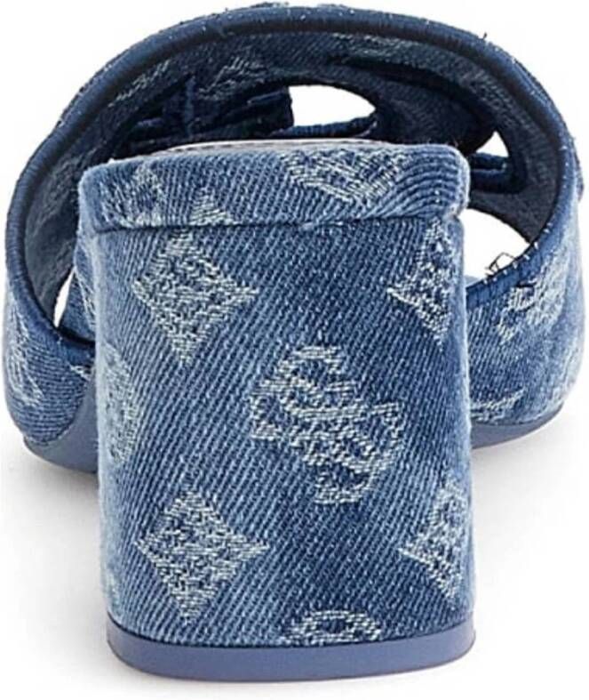 GUESS denim muiltjes blauw