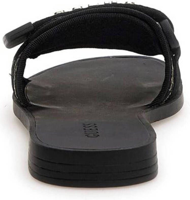 GUESS Elyze2 slippers zwart