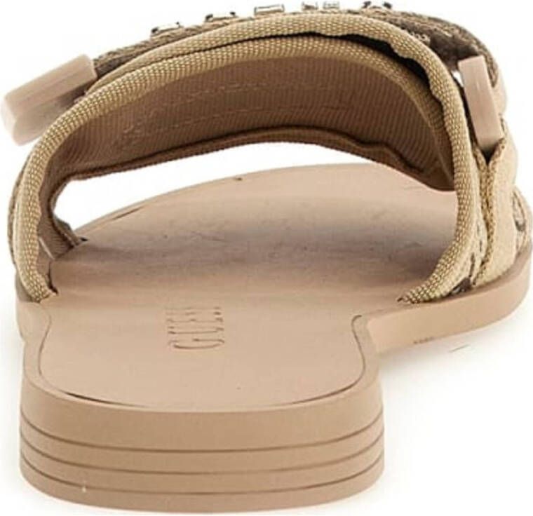 GUESS Elyze4 slippers beige