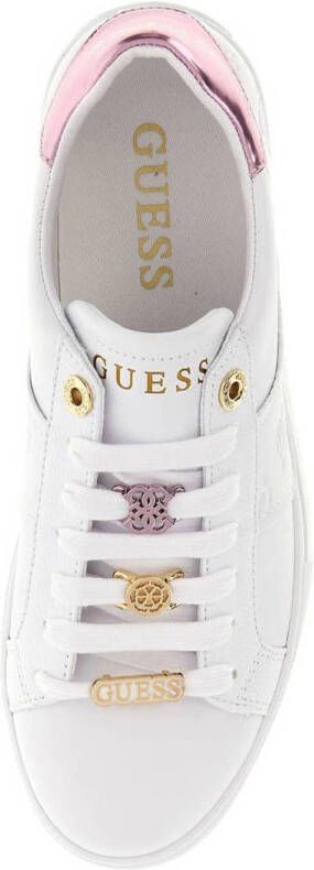 GUESS Giella sneakers wit roze