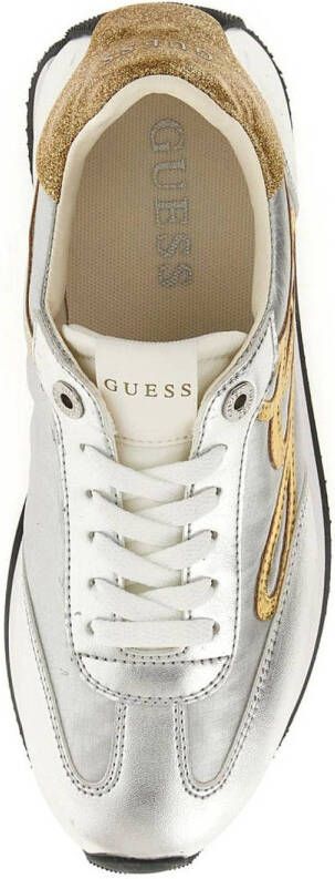 GUESS Skroll2 sneakers zilver goud