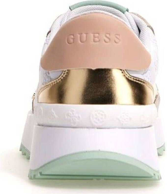 GUESS Vinna sneakers wit beige