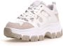 GUESS Dames Sneakers Brayjen Wit-Beige Klassiek Comfortabele Schoenen - Thumbnail 4