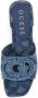 GUESS Tarishae denim slippers blauw - Thumbnail 3
