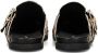 Haboob Amelie suède clogs met panterprint beige bruin - Thumbnail 9