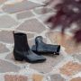 HABOOB Enkellaarsjes Dames Claiire Maat: 42 Materiaal: Leer Kleur: Zwart - Thumbnail 7