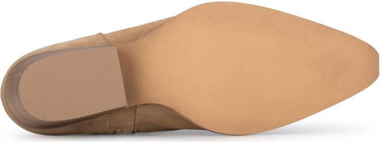 Haboob Claire suède cowboylaarzen beige