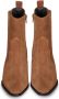 Haboob Claire Enkellaarsjes Enkelboots met rits Dames Cognac - Thumbnail 6