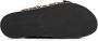 Haboob Elysee suède slippers met panterprint beige bruin - Thumbnail 9