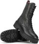 Haboob P7337 Enkellaarsjes Enkelboots met rits Dames Zwart - Thumbnail 5
