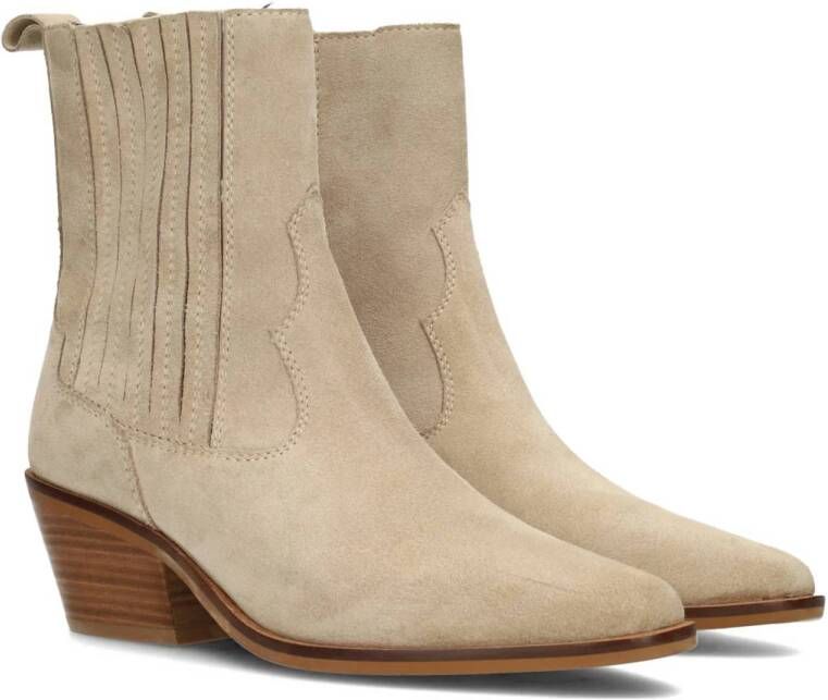 Haboob Indie suède cowboylaarzen beige