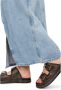 Haboob Bruin Leren Slippers Stijlvolle Details Brown Dames - Thumbnail 11