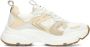 Haboob Lptokio Sneakers Leren Sneaker Dames Wit - Thumbnail 5