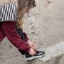 HABOOB Sneakers Dames Lexi Maat: 37 Materiaal: Suède Kleur: Zwart - Thumbnail 3