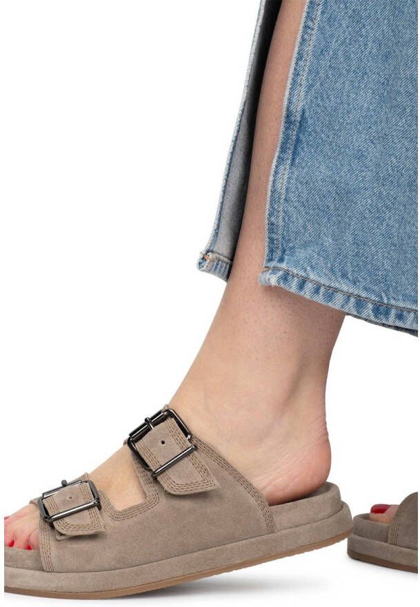 Haboob suède slippers taupe