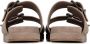 Haboob Grijze Suède Stijlvolle Slippers Gray Dames - Thumbnail 11