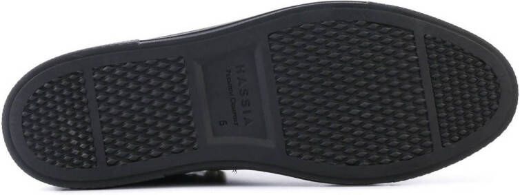 Hassia 301233 comfort lakleren sneakers zwart