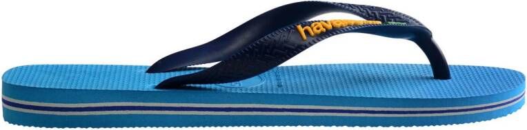 Havaianas Brasil Logo teenslippers blauw