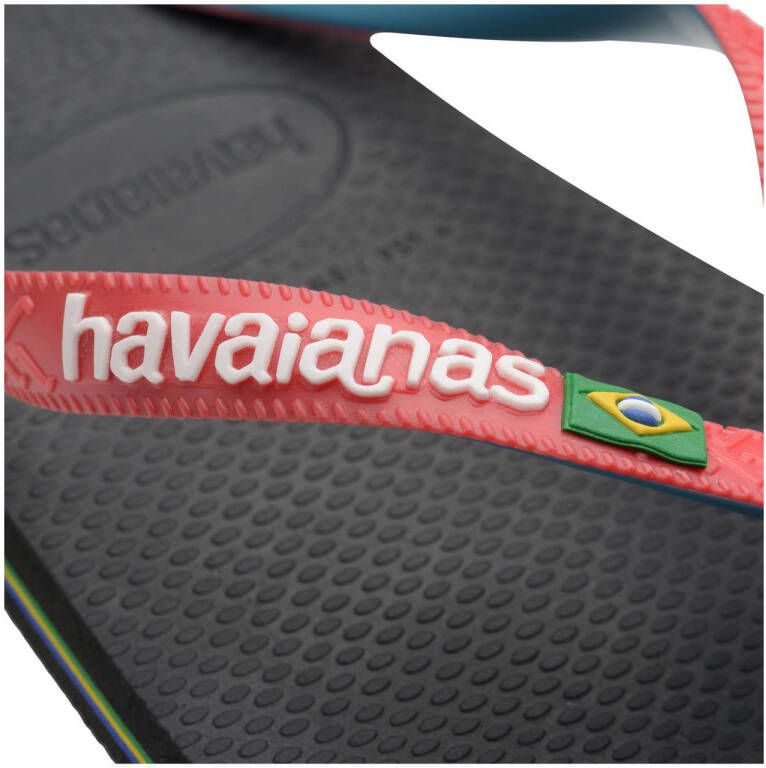 Havaianas Brasil Mix teenslippers rood blauw zwart