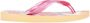 Havaianas Kids Flores teenslippers roze geel - Thumbnail 5