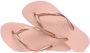 Havaianas Kids Slim teenslippers roségoud Meisjes Rubber 27 28 - Thumbnail 8